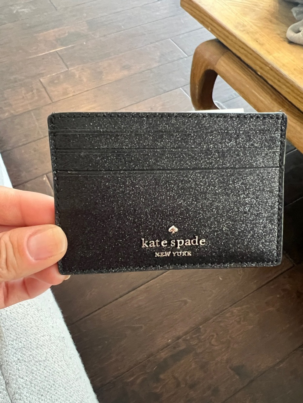 Vintage Kate Spade NWT JOELEY black slim card holder
